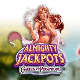 Almighty Jackpots: Garden of Persephone online game logo by Novomatic on dragoniacasinos-es.com