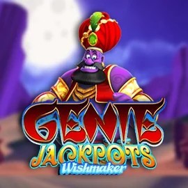 Genie Jackpots Wishmaker slot logo by Blueprint Gaming at Dragonia CasinoGenie Jackpots Wishmaker