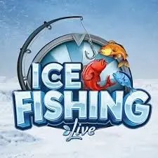 Official Live Casino logo: Ice Fishing Live by Evolution at Dragonia Casino