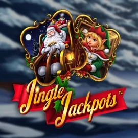 Jackpots logo of Jingle Jackpots from Dragon Gaming at Dragonia Casino