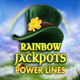 Official Jackpots logo: Rainbow Jackpots Power Lines by Red Tiger Gaming at Dragonia Casino