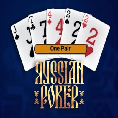 Russian Poker by OneTouch Games, showcased at dragoniacasinos-es.com – game logo