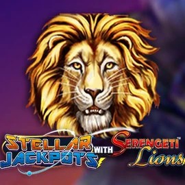 Stellar Jackpots with Serengeti Lions logo by Lightning Box Game Dragonia Casino