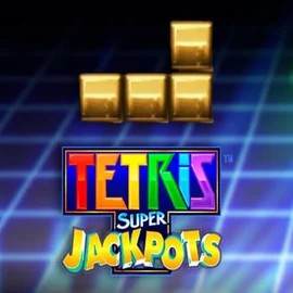 Official Jackpots logo: Tetris Super Jackpots by WMS at Dragonia Casino