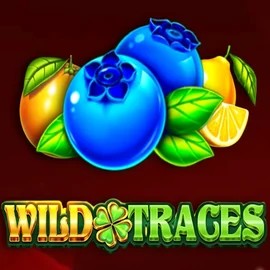 Wild Traces logo by Amusnet Interactive at Dragonia Casino